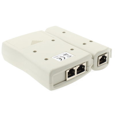 Network Cable Tester Rj45 Rj11 Rj12 Cat5 UTP LAN Networking Tool(White)-garmade.com