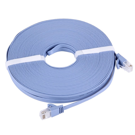 CAT6 Ultra-thin Flat Ethernet Network LAN Cable, Length: 20m(Blue)-garmade.com