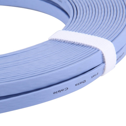 CAT6 Ultra-thin Flat Ethernet Network LAN Cable, Length: 20m(Blue)-garmade.com