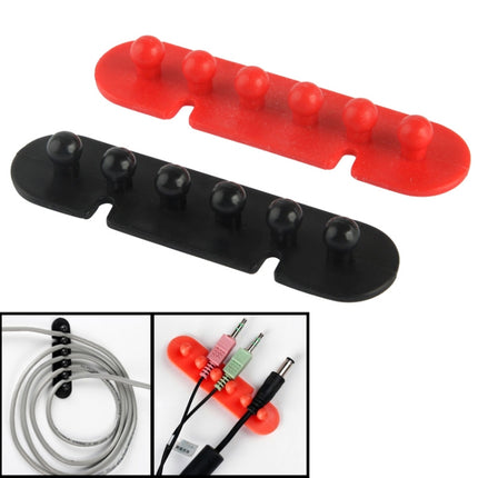 CC-595 Plastic Wire Cable Adhesive Plug Holder (Pair), Random Color Delivery-garmade.com