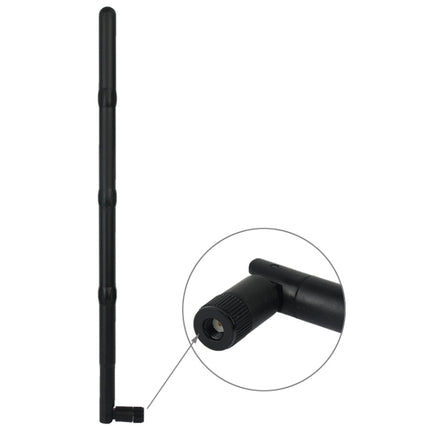 Wireless 15DBi RP-SMA Male Network Antenna (Softcover Edition)(Black)-garmade.com