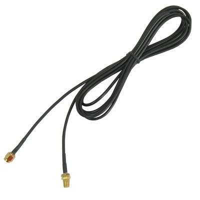 Softcover Edition, RP-SMA Male to Female Cable (174 Antenna Extension Cable) , 3m(Black)-garmade.com