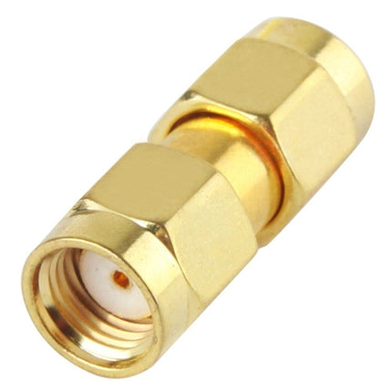 Gold Plated RP-SMA Male to RP-SMA Male Adapter-garmade.com
