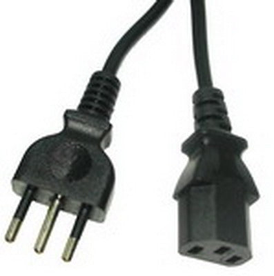 3 Prong AC Desktop PC Italy Standards Power Cord, Cable Length: 1.5m-garmade.com
