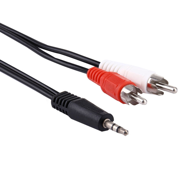 Good Quality Jack 3.5mm Stereo to RCA Male Audio Cable, Length: 1.5m-garmade.com