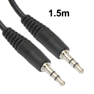 Aux cable, 3.5mm Male Mini Plug Stereo Audio Cable, Length: 1.5m-garmade.com