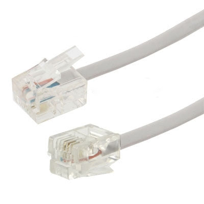 4 Core RJ11 to RJ11 Telephone cable, Length: 5m-garmade.com