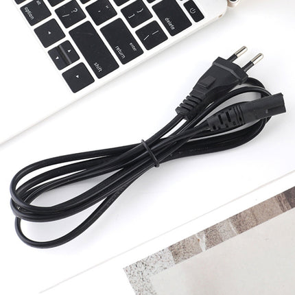 2 Prong Style EU Notebook Power Cord, Cable Length: 1.5m-garmade.com