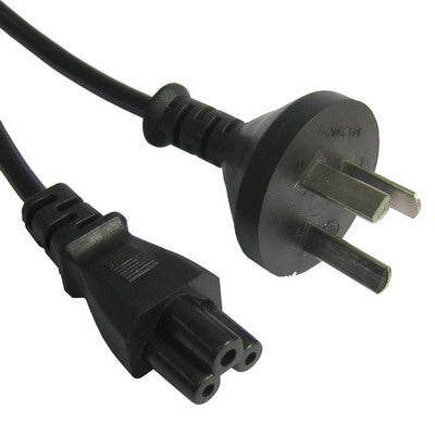 3 Prong Style Notebook Power Cord, Length: 1.8m, AU Plug(Black)-garmade.com