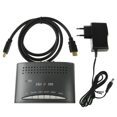 RCA Composite Video & S-Video to HDMI Converter, Support Full HD 1080P-garmade.com