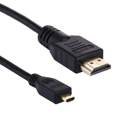 1.5m Micro HDMI to HDMI 19 Pin Cable, 1.4 Version, Support 3D-garmade.com