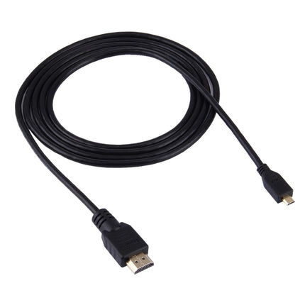 1.5m Micro HDMI to HDMI 19 Pin Cable, 1.4 Version, Support 3D-garmade.com