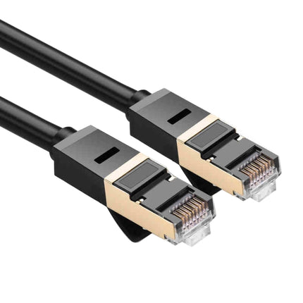 CAT7 Gold Plated Dual Shielded Full Copper LAN Network Cable, Length: 8m-garmade.com