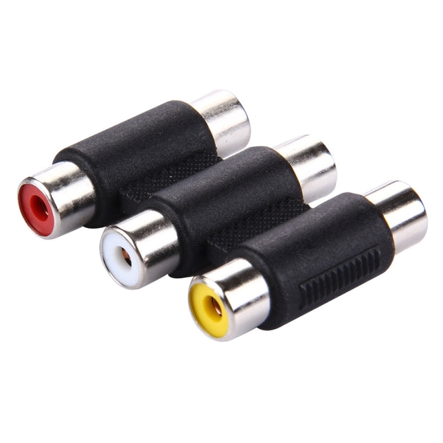 Audio + Video Female to Female Connector(Black)-garmade.com