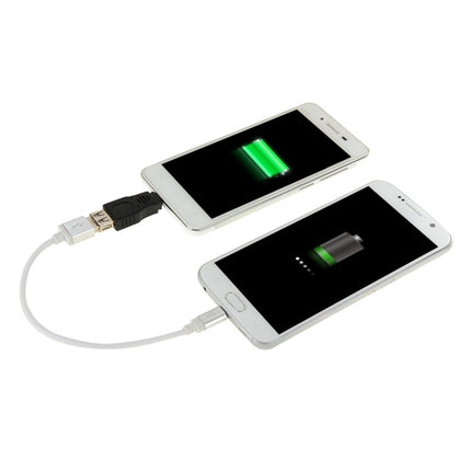 USB 2.0 A Female to Micro USB 5 Pin Male OTG Adapter(Black)-garmade.com