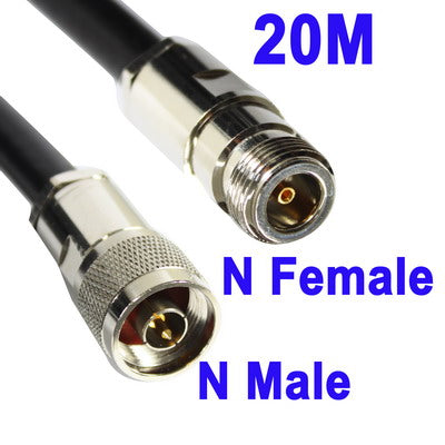 N Female to N Male WiFi Extension Cable, Cable Length: 20M-garmade.com