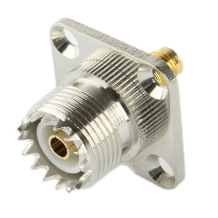 SMA Female to UHF Adapter(Silver)-garmade.com