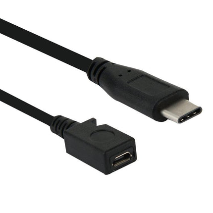 USB-C / Type-C 3.0 Male to Mini USB Female Cable Adapter, Length: 29cm-garmade.com