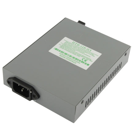 10/100/1000M Single mode Gigabit Adaptive Optical Transceiver (HTB-GS-03)-garmade.com