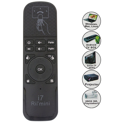 Rii i7 Mini Wireless Air Mouse Keyboard Remote for HTPC / Android TV Box / Xbox360-garmade.com