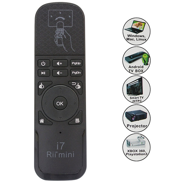 Mini Mouse Remote R Ii Rii i7 Mini Wireless Air Mouse Keyboard Remote for HTPC / Android TV B ...
