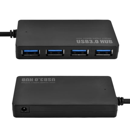 Portable Super Speed 4 Ports USB 3.0 HUB LED Indicator 5Gbps Hot-swap, Clear USB3.0 Signal-garmade.com