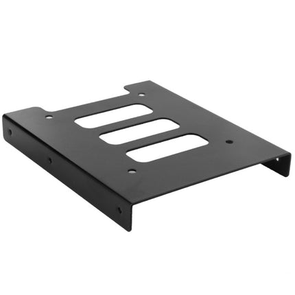 SSD HDD 2.5 inch to 3.5 inch Converter Hard Drive Metal Bracket Adapter Holder(Black)-garmade.com