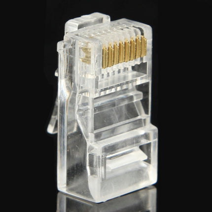 100 PCS RJ45 Connector Modular Plug, Gold: 3u-garmade.com
