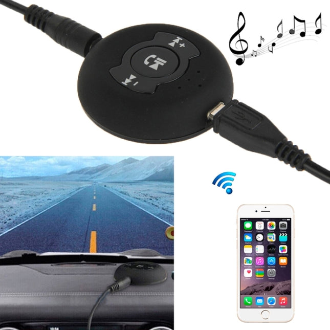 H366 Bluetooth 4.0 Music Audio Receiver Adapter with Hands Free Function For iPhone, Samsung, HTC, Sony, Google, Huawei, Xiaomi and other Smartphones-garmade.com