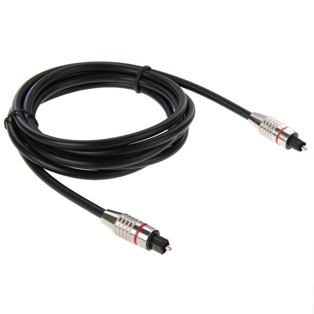 Digital Audio Optical Fiber Cable Toslink M to M, OD: 5.0mm, Length: 2m-garmade.com