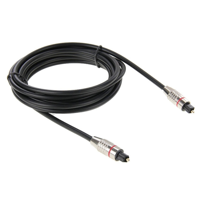 Digital Audio Optical Fiber Cable Toslink M to M, OD: 5.0mm, Length: 3m-garmade.com
