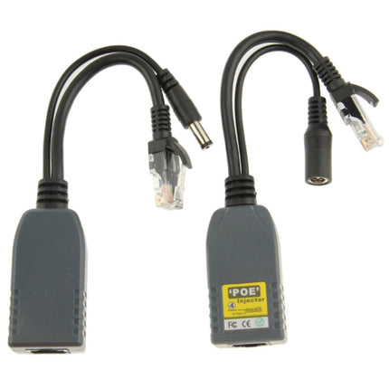 2 PCS 904, 4 Cores Power Over Ethernet Passive POE Splitter Injector Adapter Cable Kit for IP Camera Security System-garmade.com