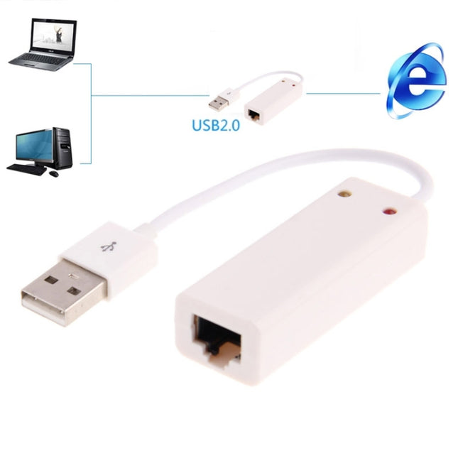 Hexin 100/1000Mhps Base-T USB 2.0 LAN Adapter Card for Tablet / PC / Apple Macbook Air, Support Windows / Linux / MAC OS-garmade.com