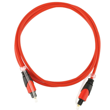 Digital Audio Optical Fiber Toslink Cable, Cable Length: 1m, OD: 4.0mm (Gold Plated)-garmade.com