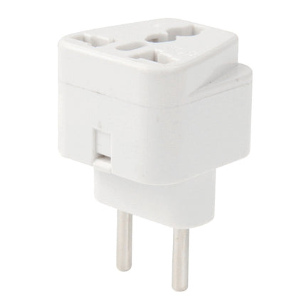 20 PCS Portable UK US to EU Plug Adapter Power Socket Travel Converter-garmade.com