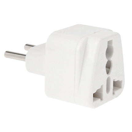 Portable UK US to EU Plug Adapter Power Socket Travel Converter-garmade.com