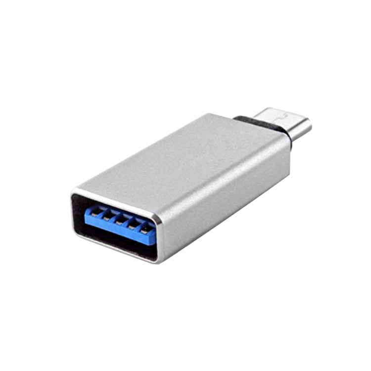 USB 3.0 to USB-C / Type-C 3.1 Converter Adapter(Silver)-garmade.com
