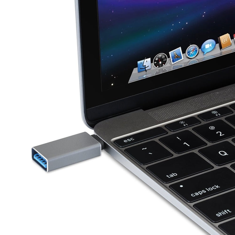 USB 3.0 to USB-C / Type-C 3.1 Converter Adapter(Silver)-garmade.com