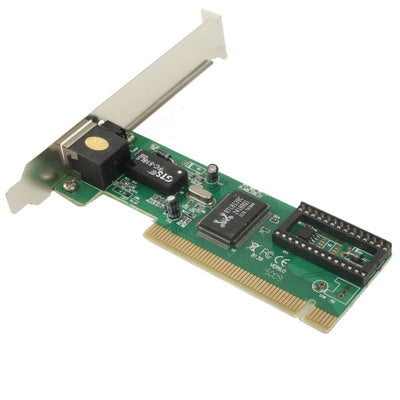 10/100M PCI Ethernet LAN Adapter Network Card RJ45, Chipset: 8139C(Green)-garmade.com