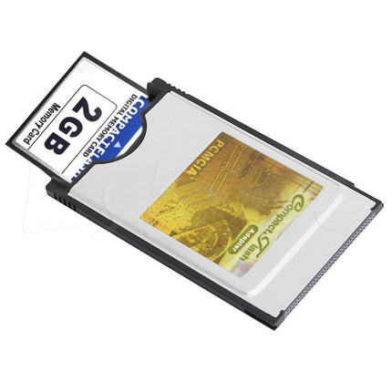 Compact Flash CF to PC Card PCMCIA Adapter Card Reader-garmade.com