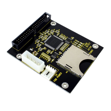 SD/ SDHC/ MMC To 3.5 inch 40 Pin Male IDE Adapter Card(Black)-garmade.com