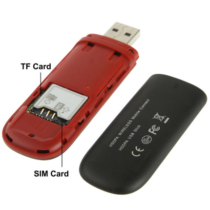 7.2Mbps HSDPA 3G USB 2.0 Wireless Modem / HSDPA USB Stick, Support TF Card, Sign Random Delivery-garmade.com
