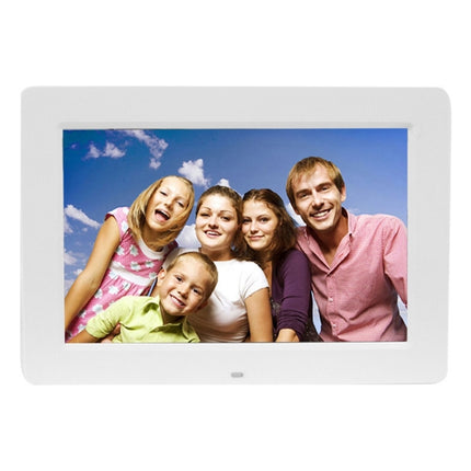 13 inch 1024 x 768 / 16：9 LED Widescreen Suspensibility Digital Photo Frame with Holder & Remote Control, Support SD / MicroSD / MMC / MS / XD / USB Flash Disk(White)-garmade.com