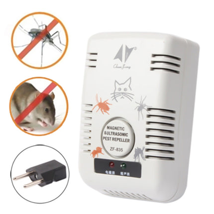 Electromagnetic & UltraSonic Pest Repeller(Grey)-garmade.com