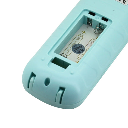 K-209ES Universal Air Conditioner Remote Control, Support Thermometer Function(Blue)-garmade.com