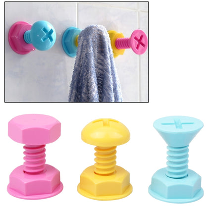 Cool Creative Screw Style Wall Hook Hanger (3pcs in one packaging, the price is for 3pcs)-garmade.com
