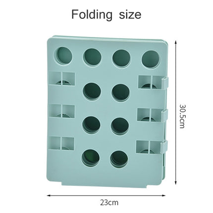 Durable Plastic Laundry Storage Fold Unique Clothing Shelves Stacked Board Organizer Tools, Random Color Delivery, Expand Size: 66*57cm-garmade.com