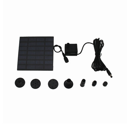 1.2W Solar Panel Brushless Pump(Black)-garmade.com