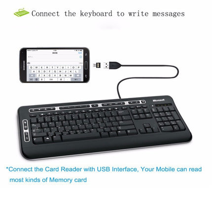 Mini Android Style Micro USB OTG USB Drive Reader-garmade.com