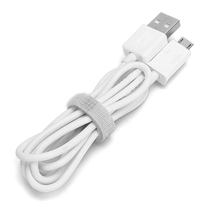 Micro USB Data Sync Charger Cable, Cable Length: 1m(White)-garmade.com
